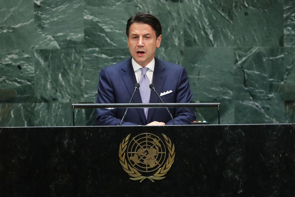 NYT Italy S Prime Minister Denies Italian Involvement In Run Up To   GettyImages 1176908527 