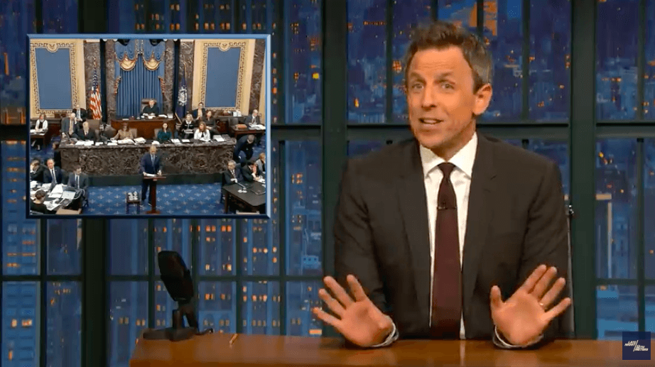 Seth Meyers Trump Actually Confessed To One Of The Articles Of Impeachment News And Guts Media 